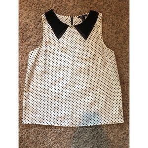 Black and white forever 21 tank